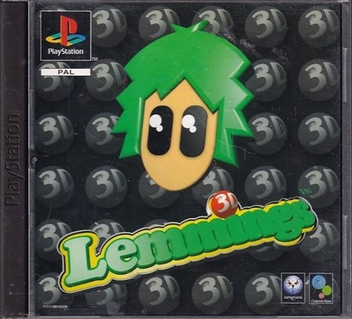 3D Lemmings - PS1 (B Grade) (Genbrug)